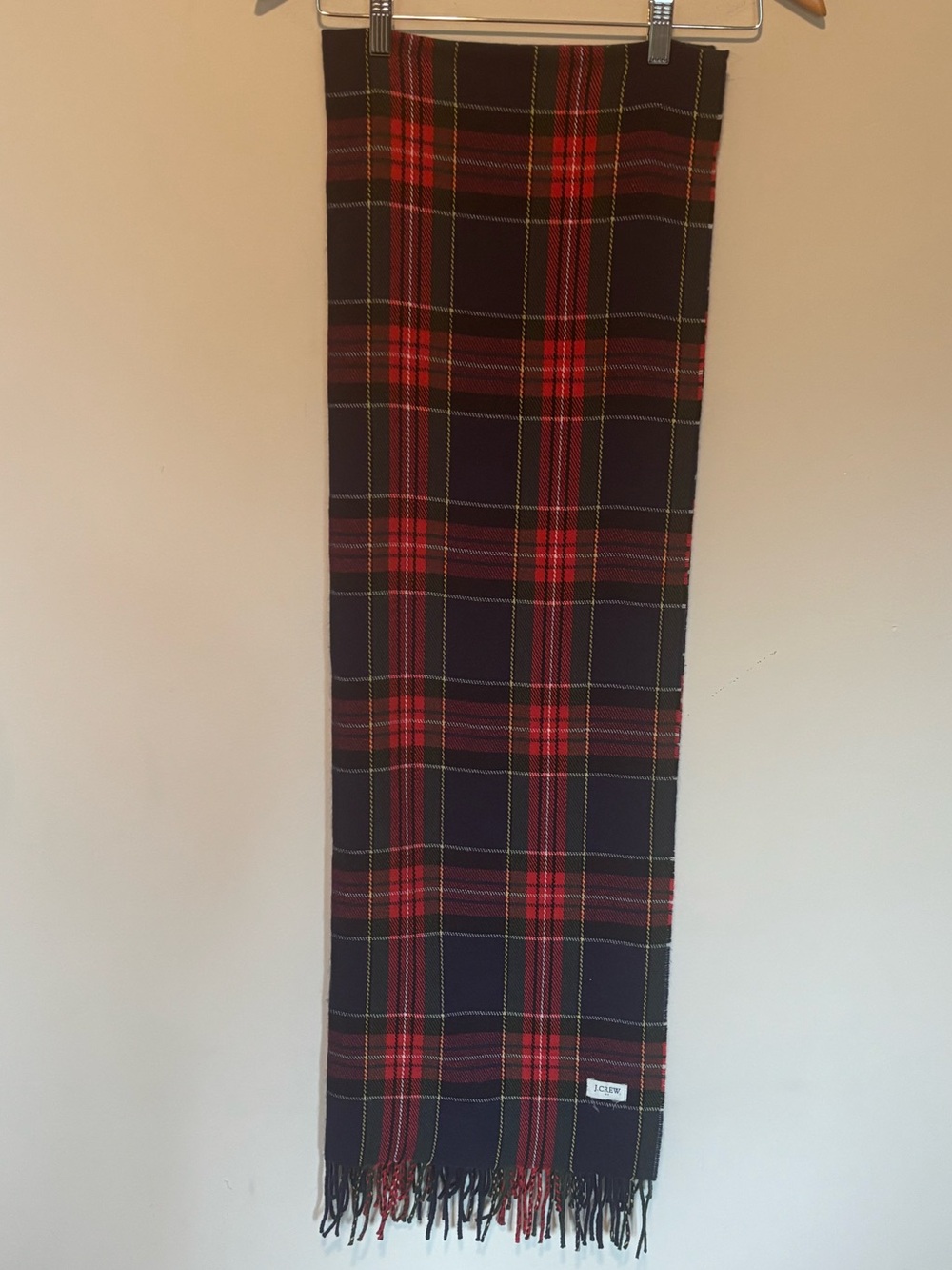 J. Crew Tartan Plaid Scarf with Fringe